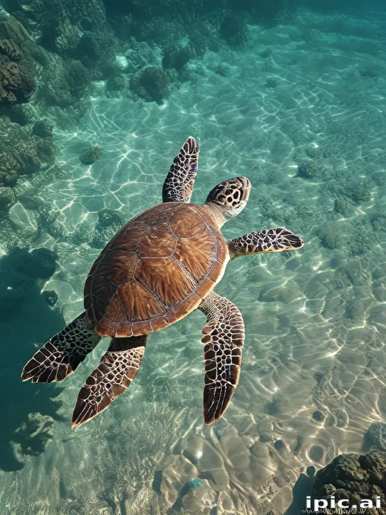 sea turtle desktop background