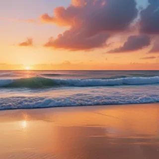 aesthetic beach background