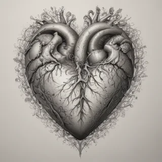hand drawn heart