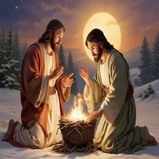 merry christmas jesus images