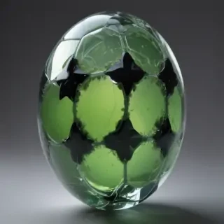 transparent soccer ball