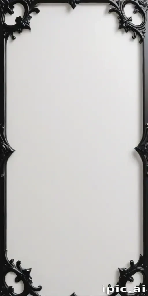 black frame transparent