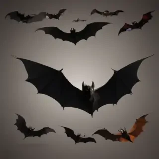 halloween bats png