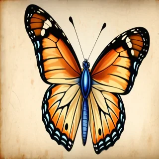 pictures of drawings of butterflies