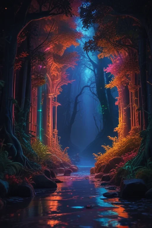neon back ground
