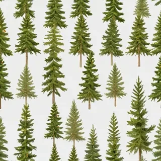 christmas trees transparent background