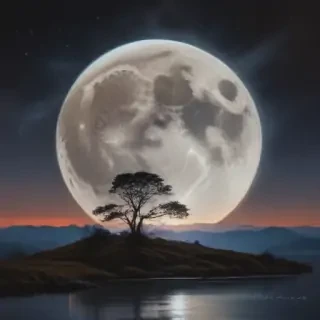 moon frawing