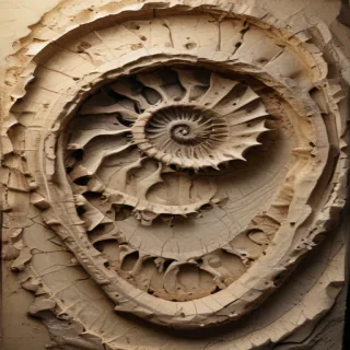 fossil drawing