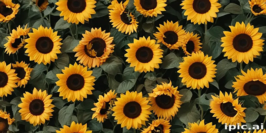 sunflower backgrounds aesthetic