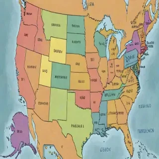 us states on a map