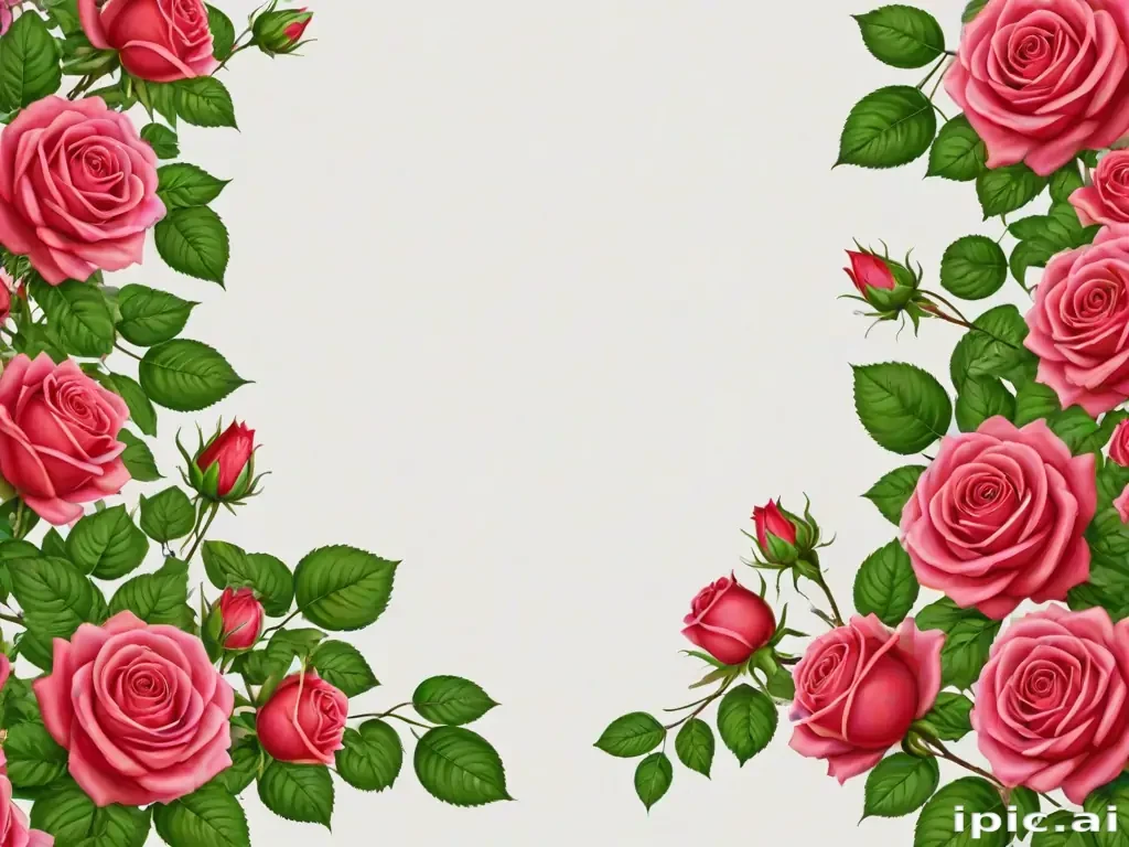 rose border png