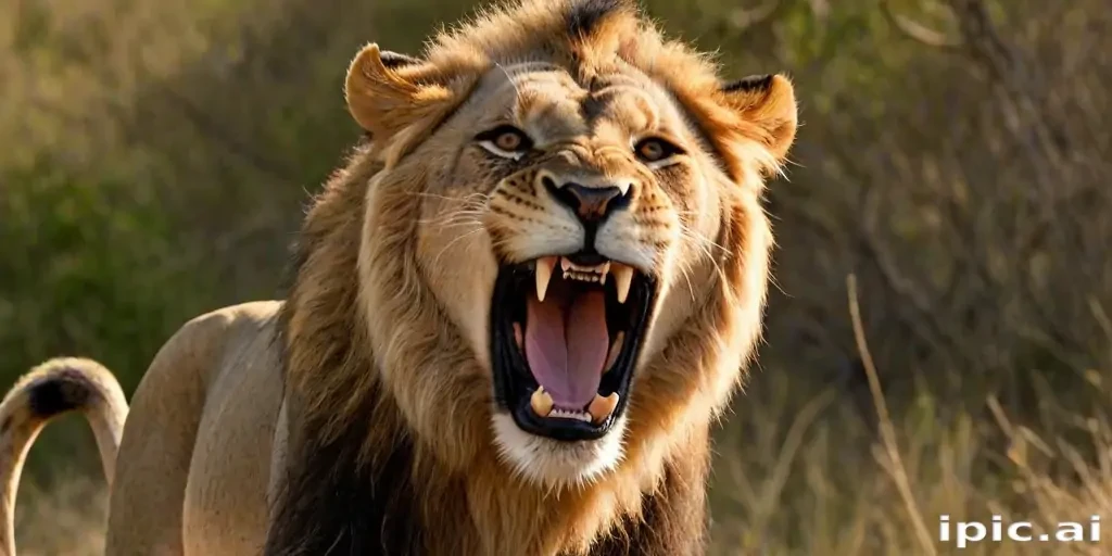 lion roar png