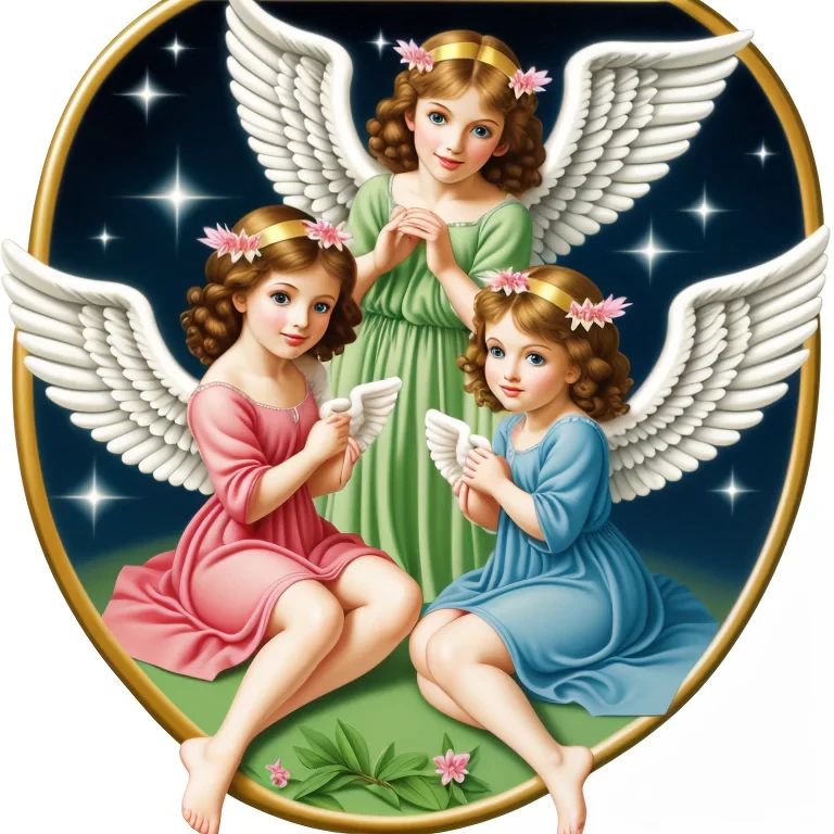 clipart of angels with wings