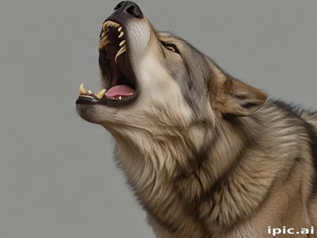 wolf howl png
