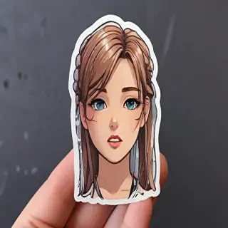 transparent aesthetic sticker