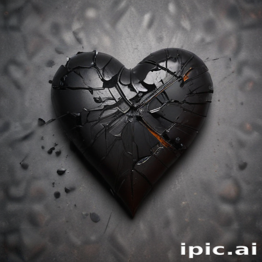 Fragmented Heart Symbolizing Emotional Pain and the Journey Towards Healing