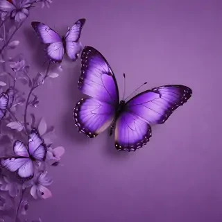 wallpaper purple butterfly