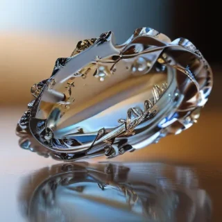 sparkling transparent