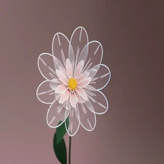 transparent flower background