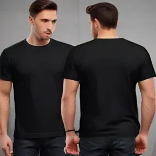 black mockup t shirt