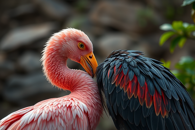 preening
