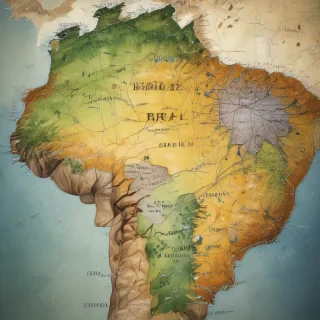 brazil map
