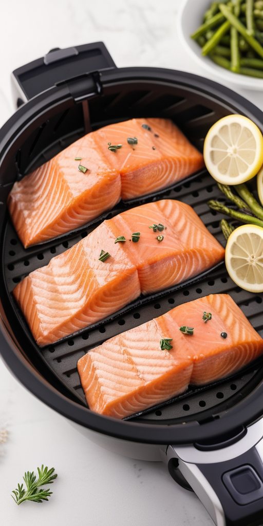 can i cook frozen salmon in the air fryer