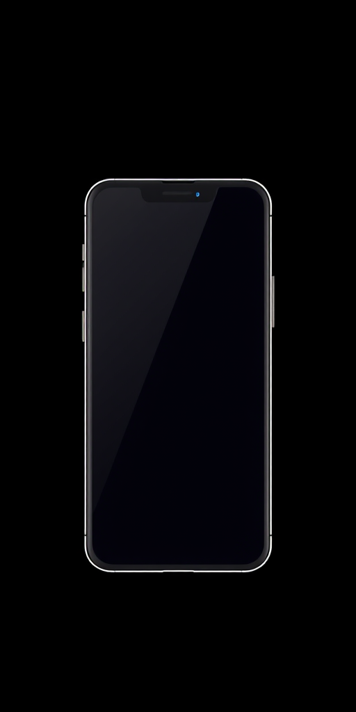 Generate a high-quality vector illustration of a smartphone, front view, minimalistic design, ISO 100, f/4.0 aperture, 50mm lens, natural lighting.