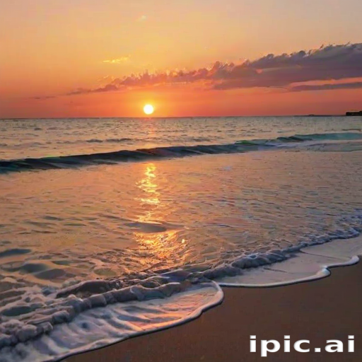 beach background sunset
