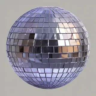 transparent background disco ball png
