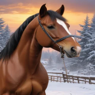 merry christmas horse images