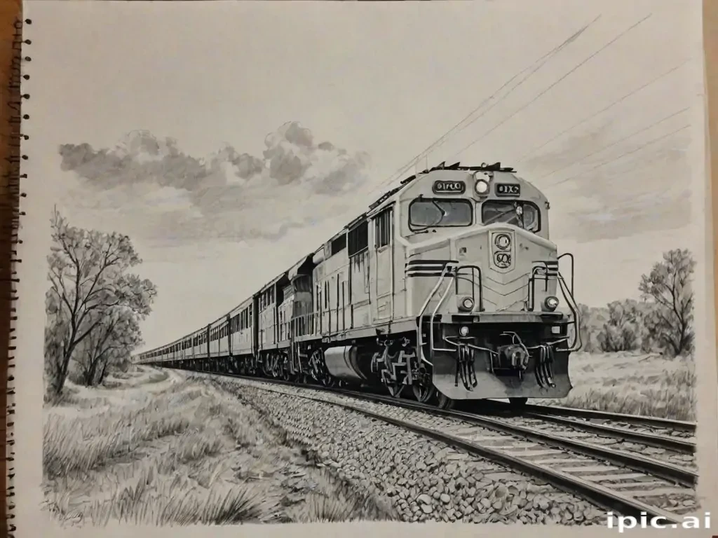 train drawing