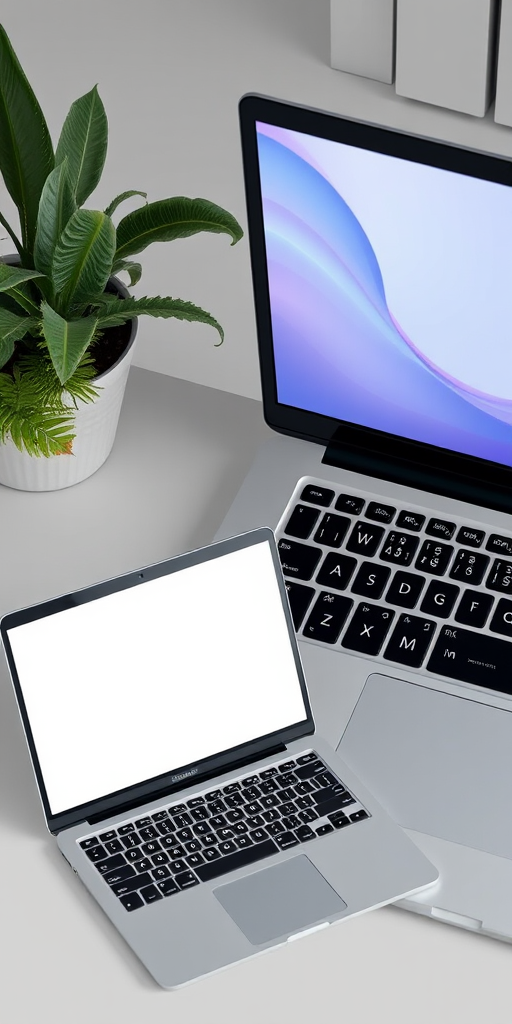 laptop computer mockup