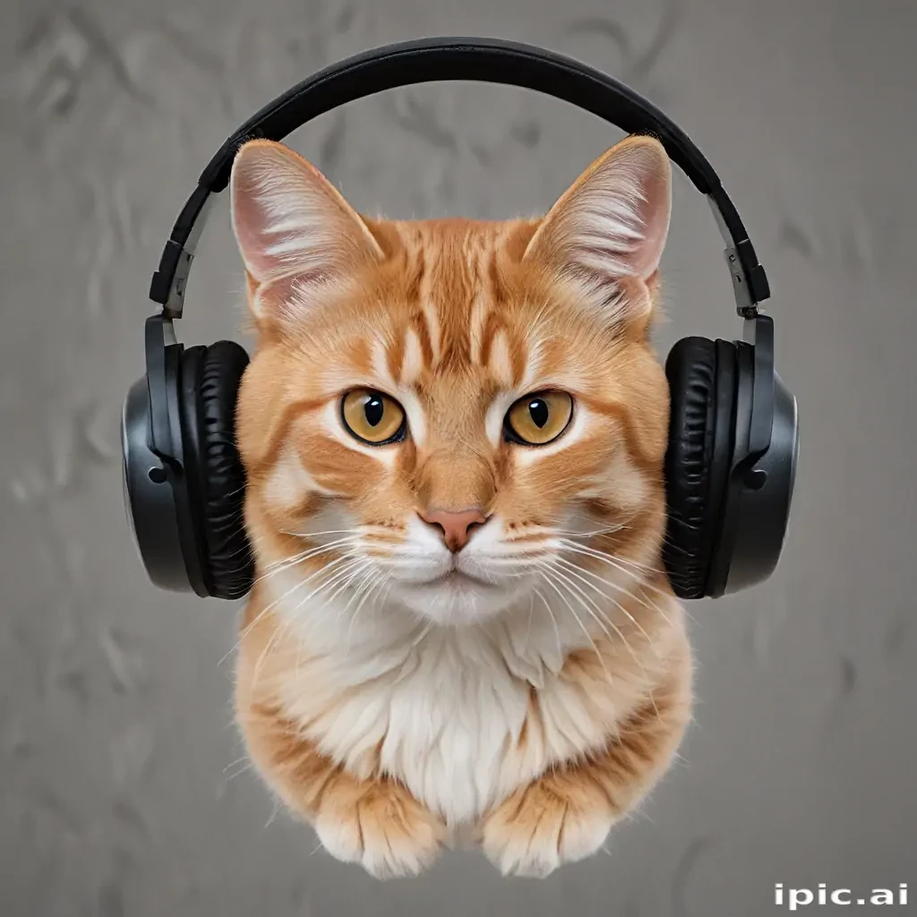 cat headphones png