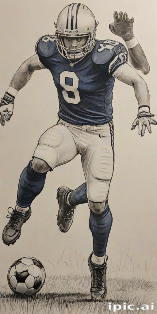 football drawing