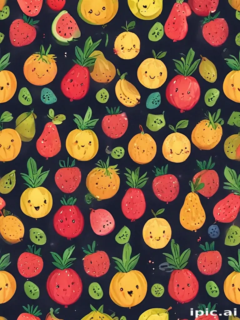 cute fruit backgrounds