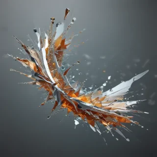 glass shattering png