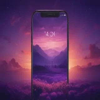 aesthetic wallpapers iphone purple