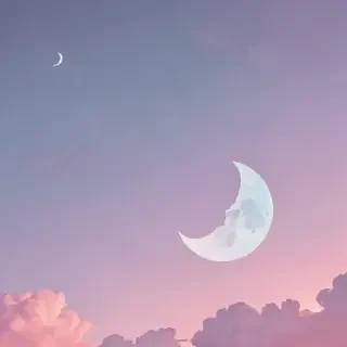 pastel aesthetic moon wallpaper