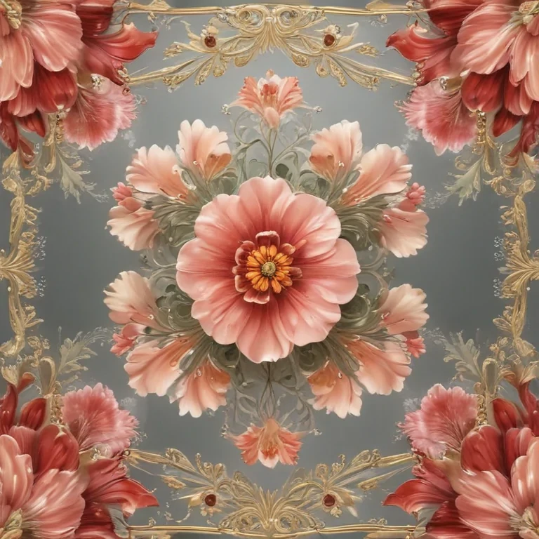 flower transparent border