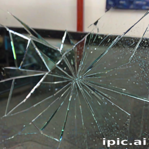 broken glass overlay