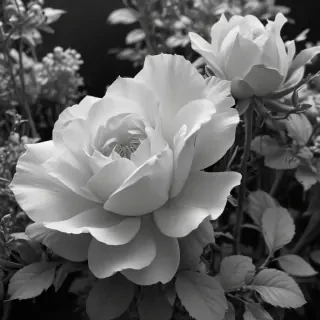 thank you black and white