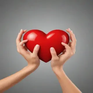 heart hands clipart