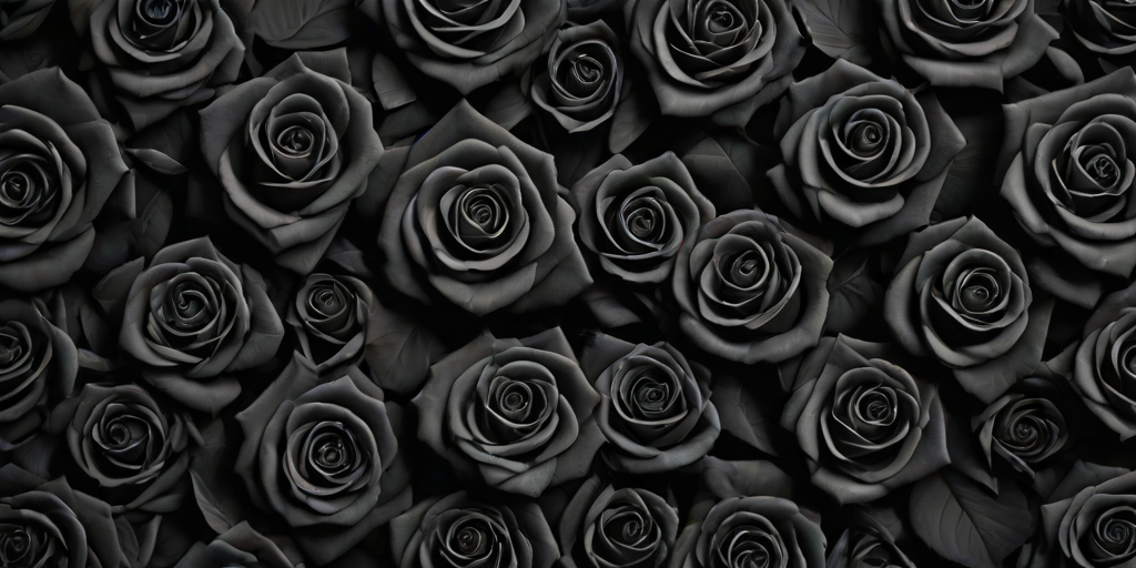 rose wallpaper black