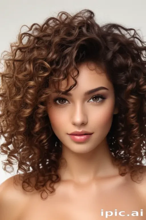 curly hair png