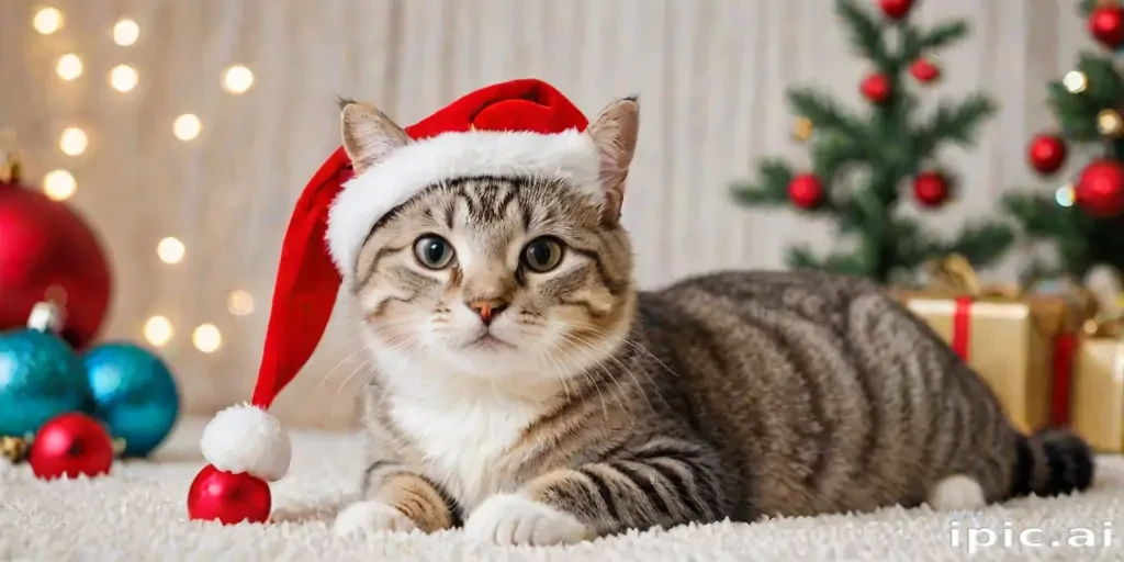 cat christmas wallpaper
