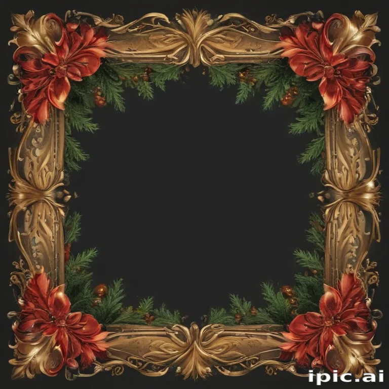 frame clipart christmas