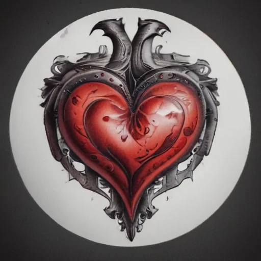 heart tattoo png