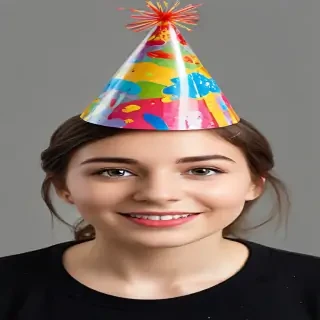 transparent background birthday hat