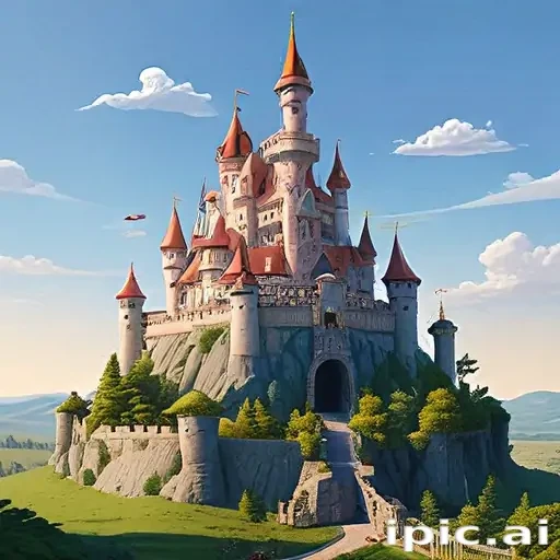 cartoon castle